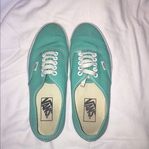 Turquoise Vans