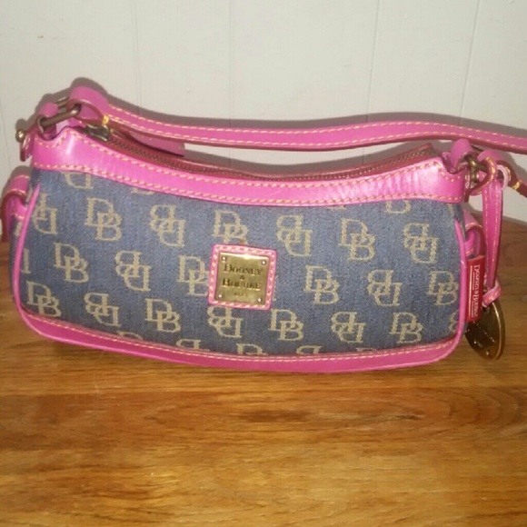 Dooney & Bourke denim/pink  bag