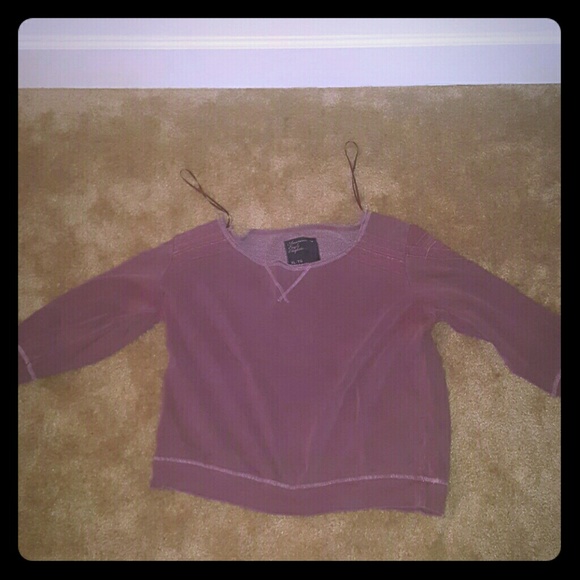 Casual Purple sweatshirt
