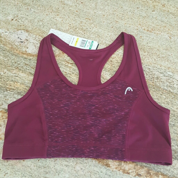 Maroon Sports Bra