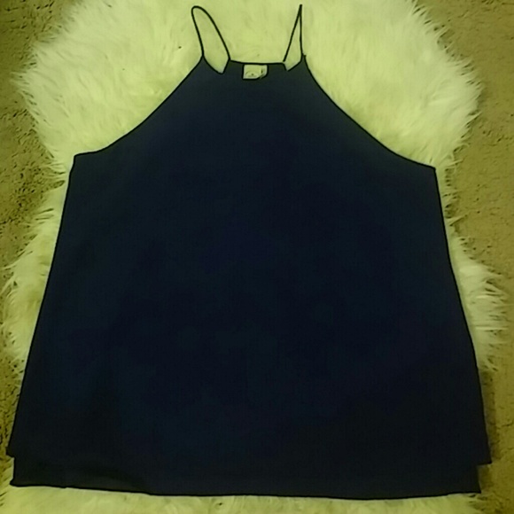 Blue tank top - Picture 1 of 2