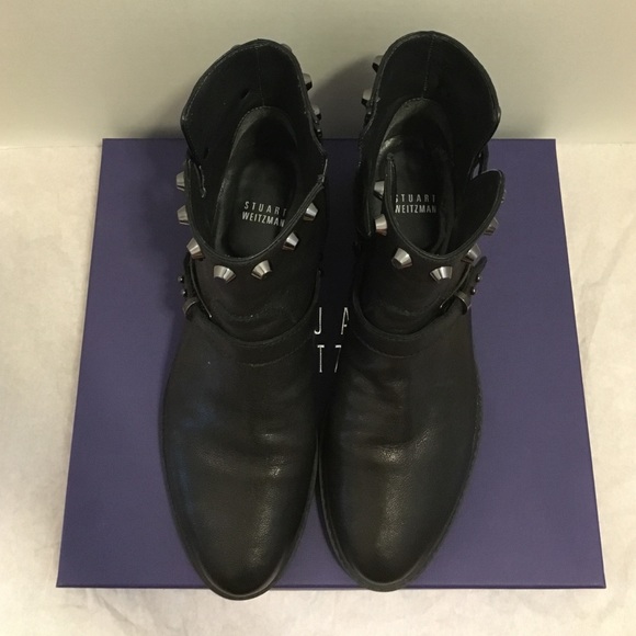 stuart weitzman go west studded bootie