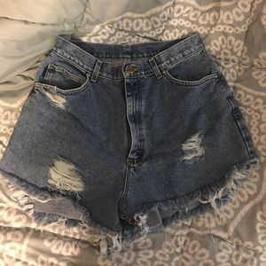 Vintage high waisted shorts size 10