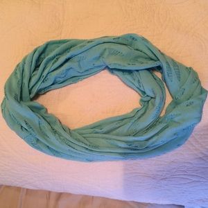 Infinity scarf light blue