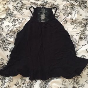 Flowy black blouse