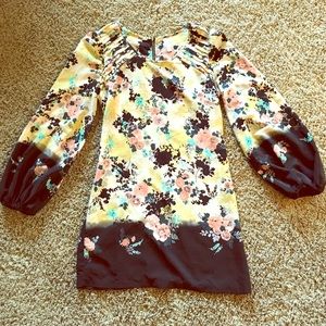 Blousy Long Sleeve Dress Xhilaration