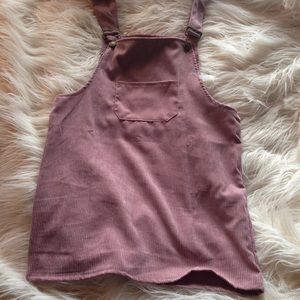 Pink suspender dress