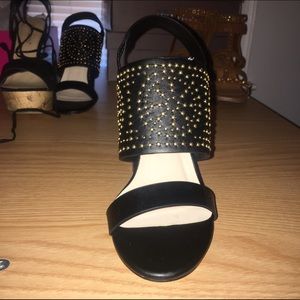 Gorgeous sandal heels with embellishment