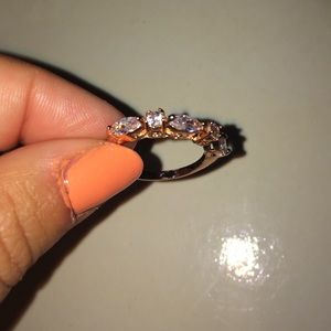 Rose gold ring