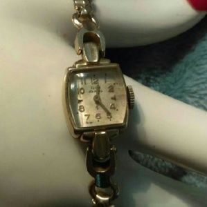 Vintage Ladies Speidel Band & Elgin Watch 10k