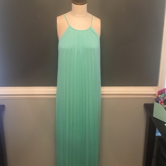 Sleeveless Tiffany blue Dress
