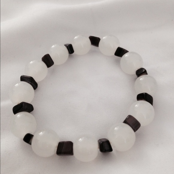 Black and white bracelet