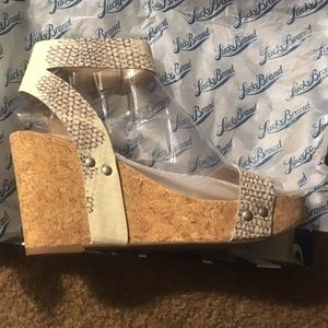 Lucky Brand McDowel Wedge Sandal-New