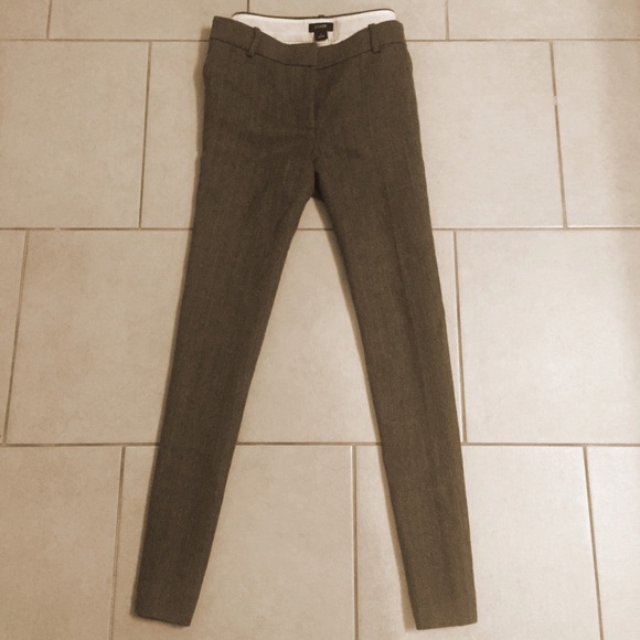 💙 J.Crew City Fit Pants in Dark Khaki