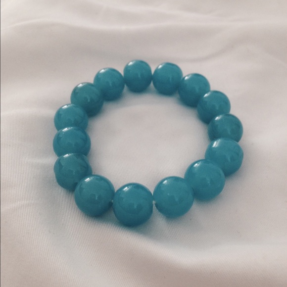 Blue Beaded Bracelet