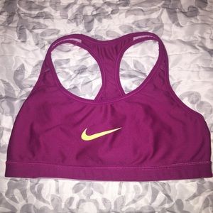 Nike dri fit sports bra