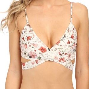 l*Space Chloe wrap bikini top