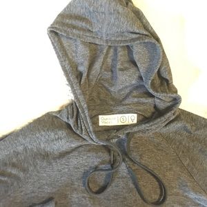 Outdoor Voices hoodie charcoal gray