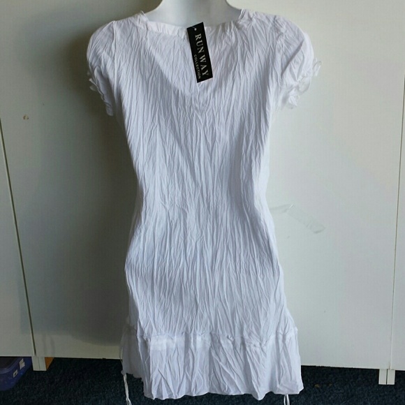 Mini white dress \tunic S - Picture 4 of 4