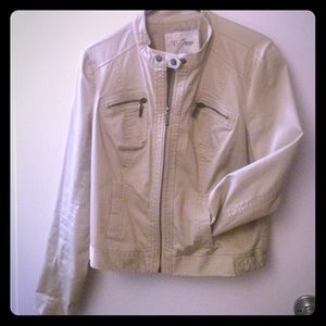 Guess jacket - beige - Womens Large