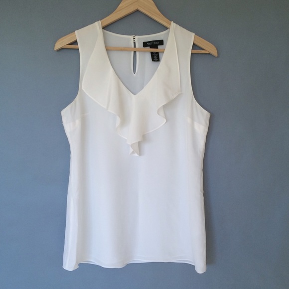 White House Black Market Tops - White House Black Market silk sleeveless top