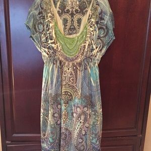 Printed Bohemian Dress