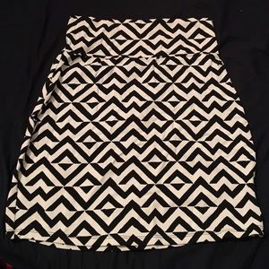 NWT chevron high waisted skirt.