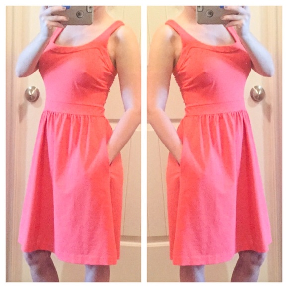 Cynthia Rowley Dresses & Skirts - Hot Coral Fit and Flare Dress
