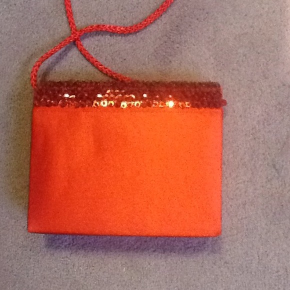 Candy apple red evening bag - Picture 2 of 3