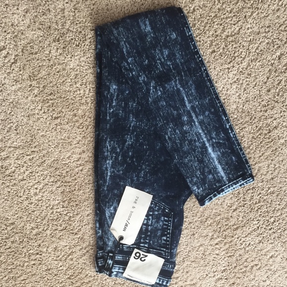 Rag and bone acid wash jeans