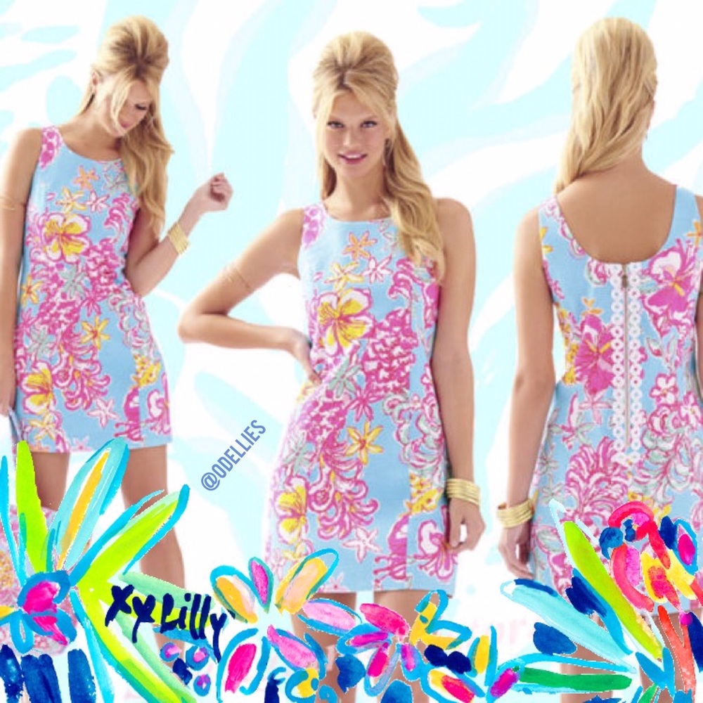 FIRM PRICE Lilly Pulitzer Cathy Shift Lolita print