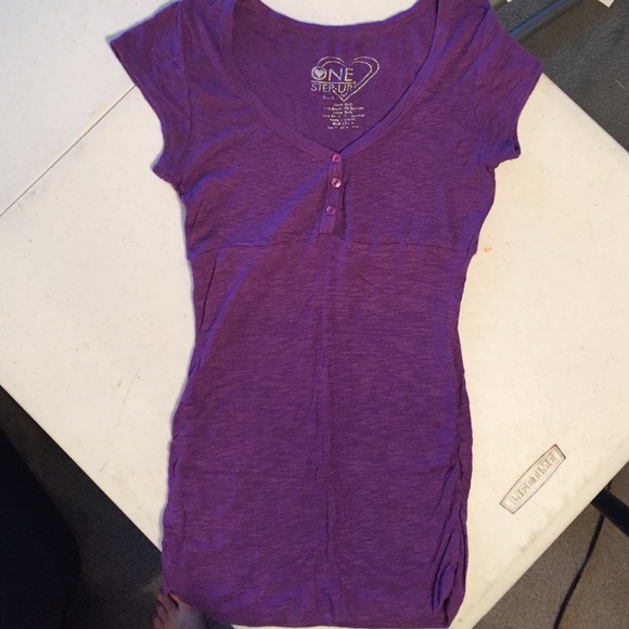 Purple short sleeve shirts