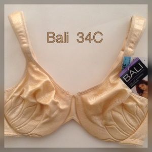 Bali side lift & shaping bras. 34C