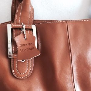 🆕 Gorgeous Camel Brown Genuine Leather Purse