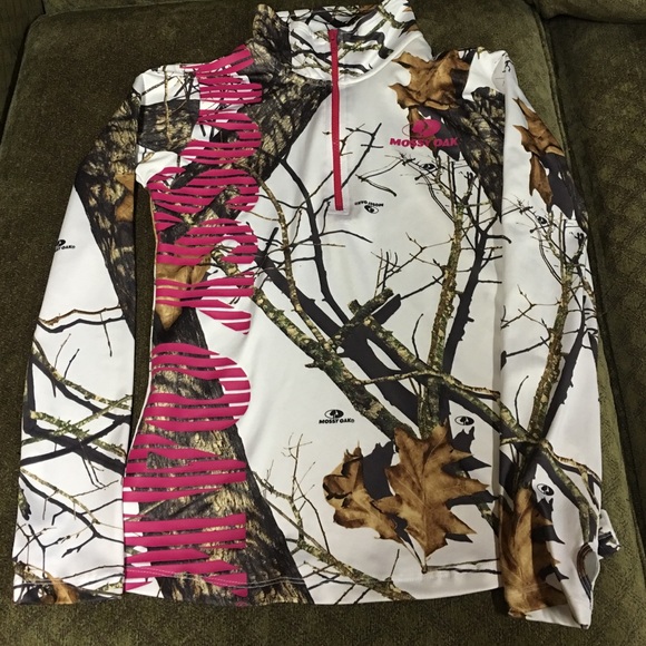 Mossy Oak Half zip pullover