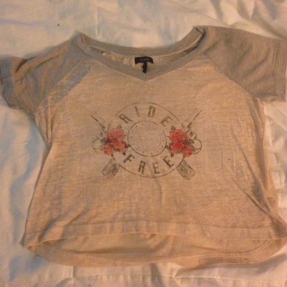 Ride free crop top