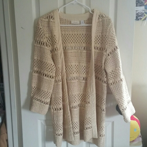 Chico's Crochet jacket