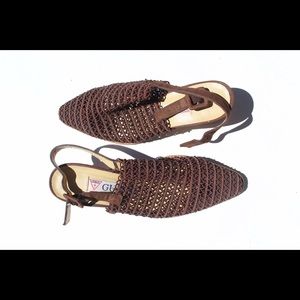 Guess woven mule