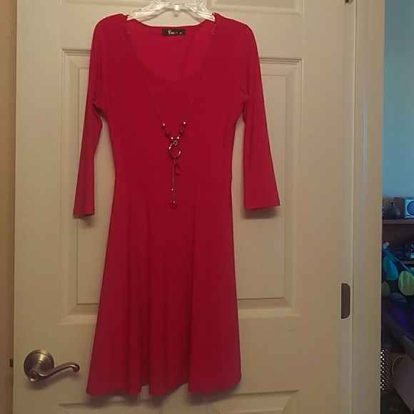 Red dress