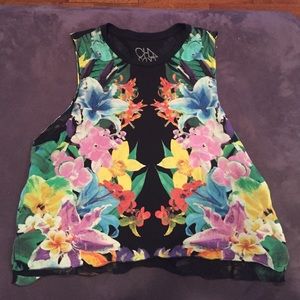 Floral tank top