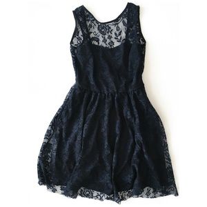 Zara Dark Navy Lace Dress