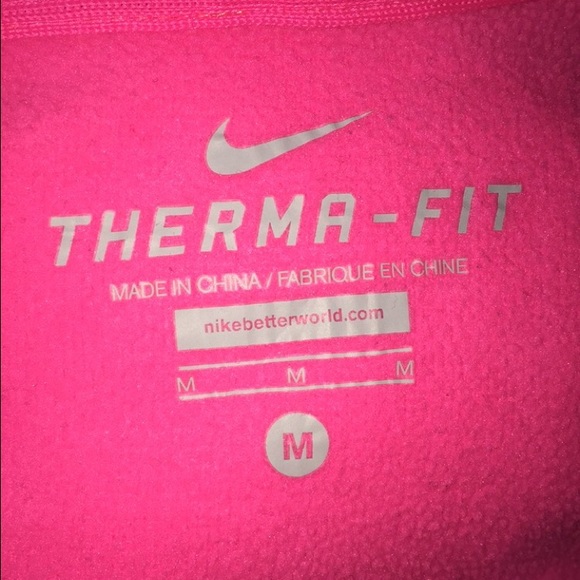 pink/purple Nike sweatshirt with hoodie. - Picture 3 of 3