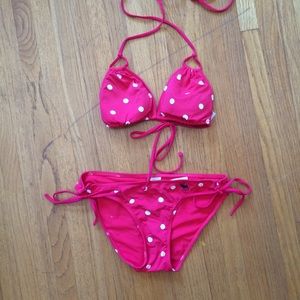 Red Polka Dot Bikini