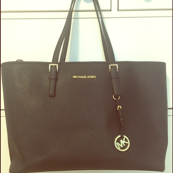 michael kors medium jet set tote EUC - Picture 1 of 4