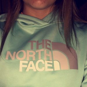 Light blue/ mint north face sweatshirt😋💘