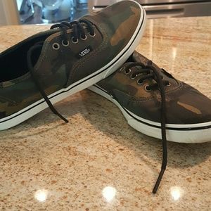 Like New Camo Vans