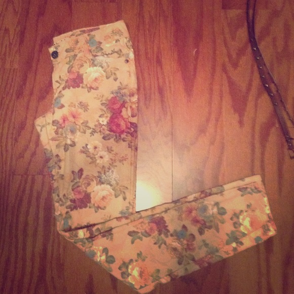 Floral Skinny Jeggings