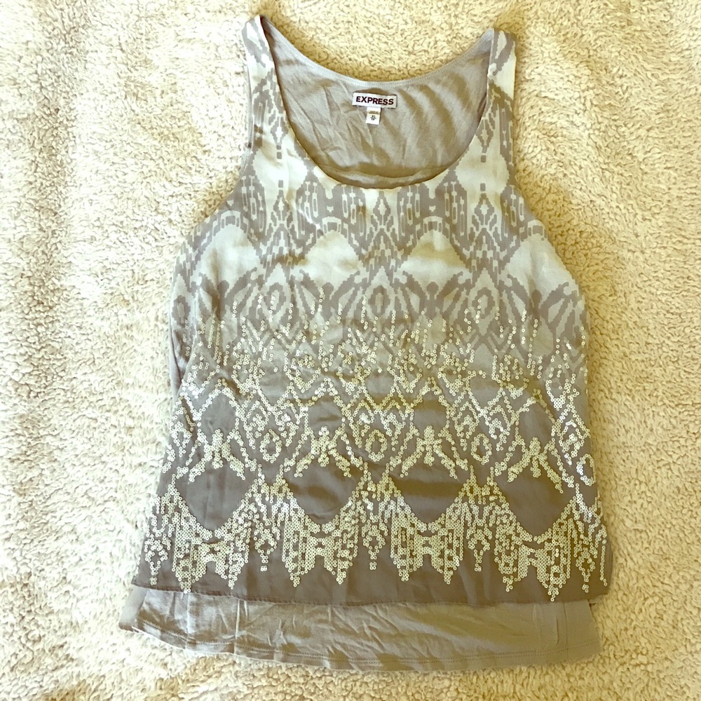 Sequin tank 💕
