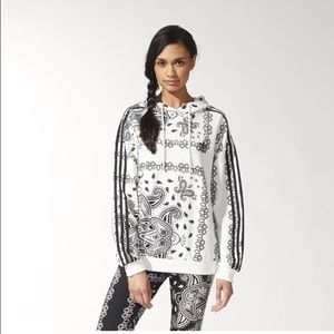 adidas paisley hooded sweatshirt