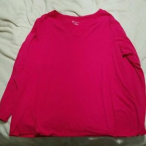 V-neck long sleeve
